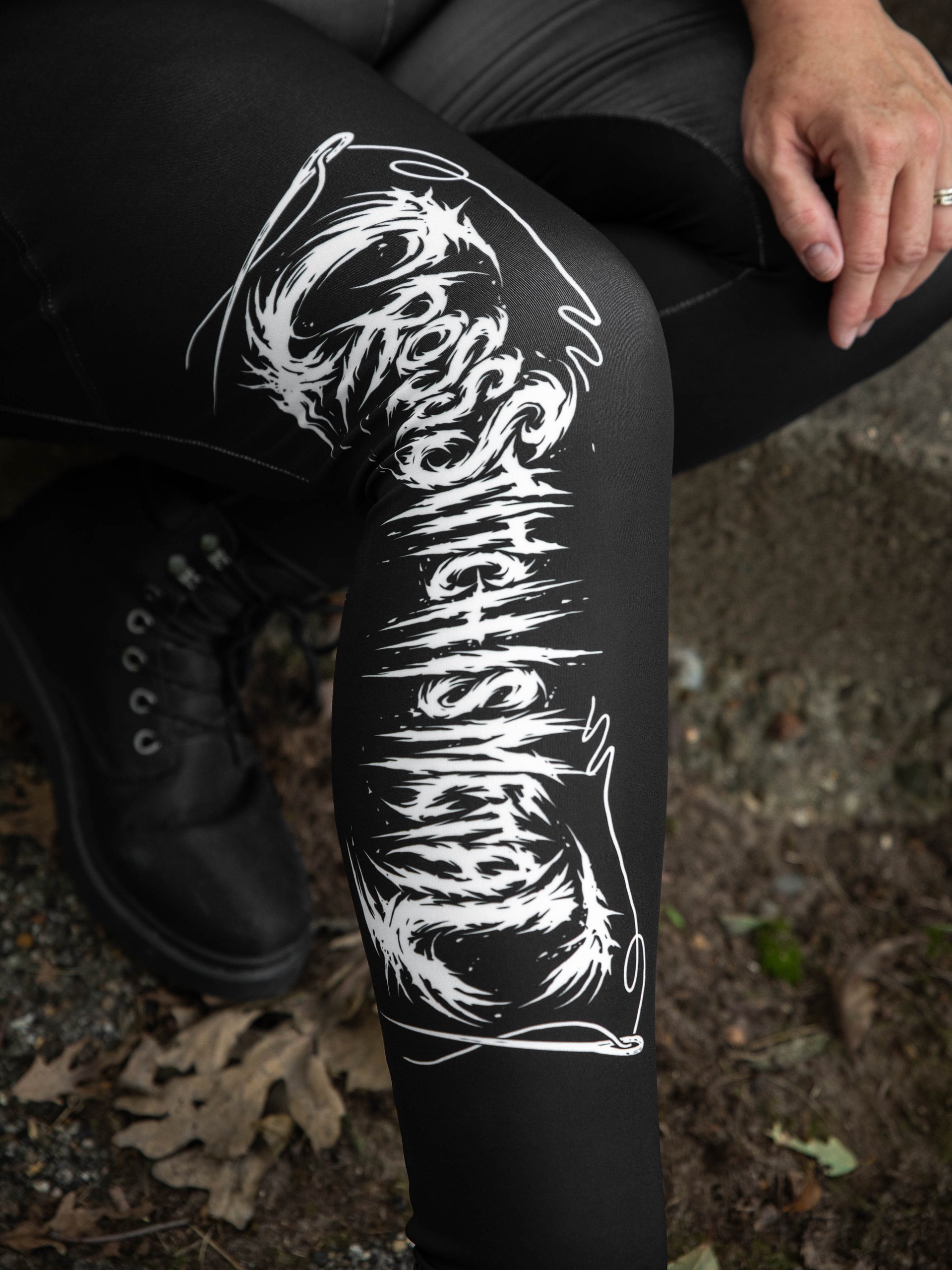 Cross Stitch Is Metal Yoga Pants(With Pockets) product image (3)