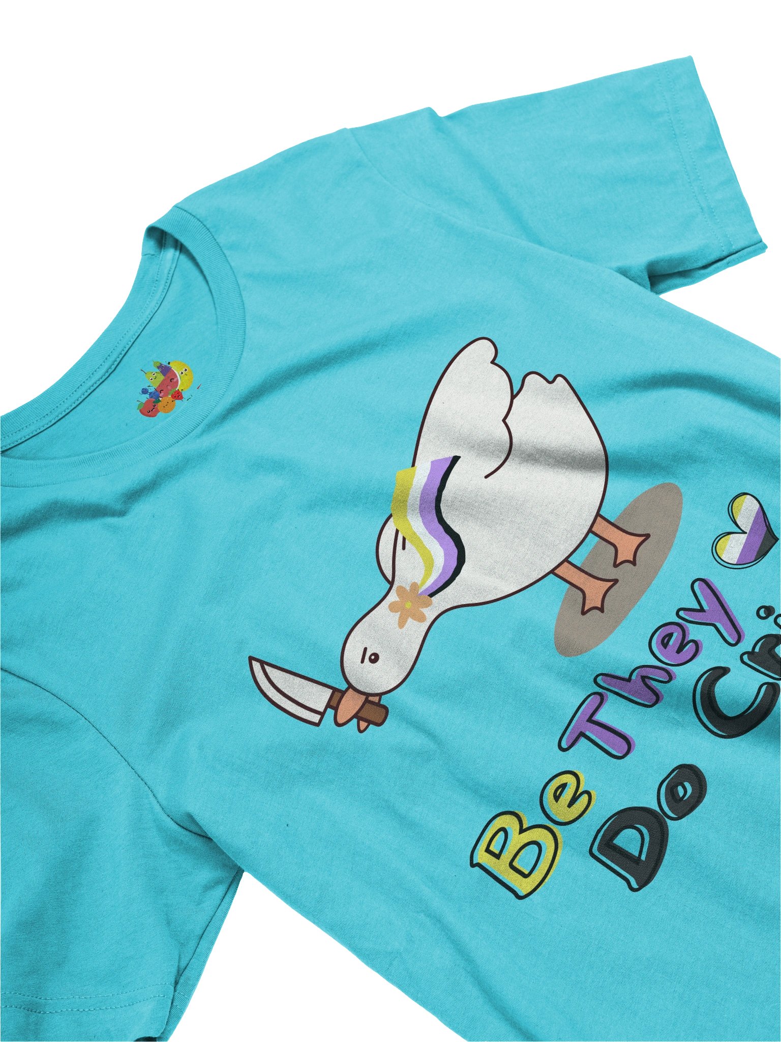 Be They Do Crime Non-Binary Goose Tee (Unisex) product image (3)