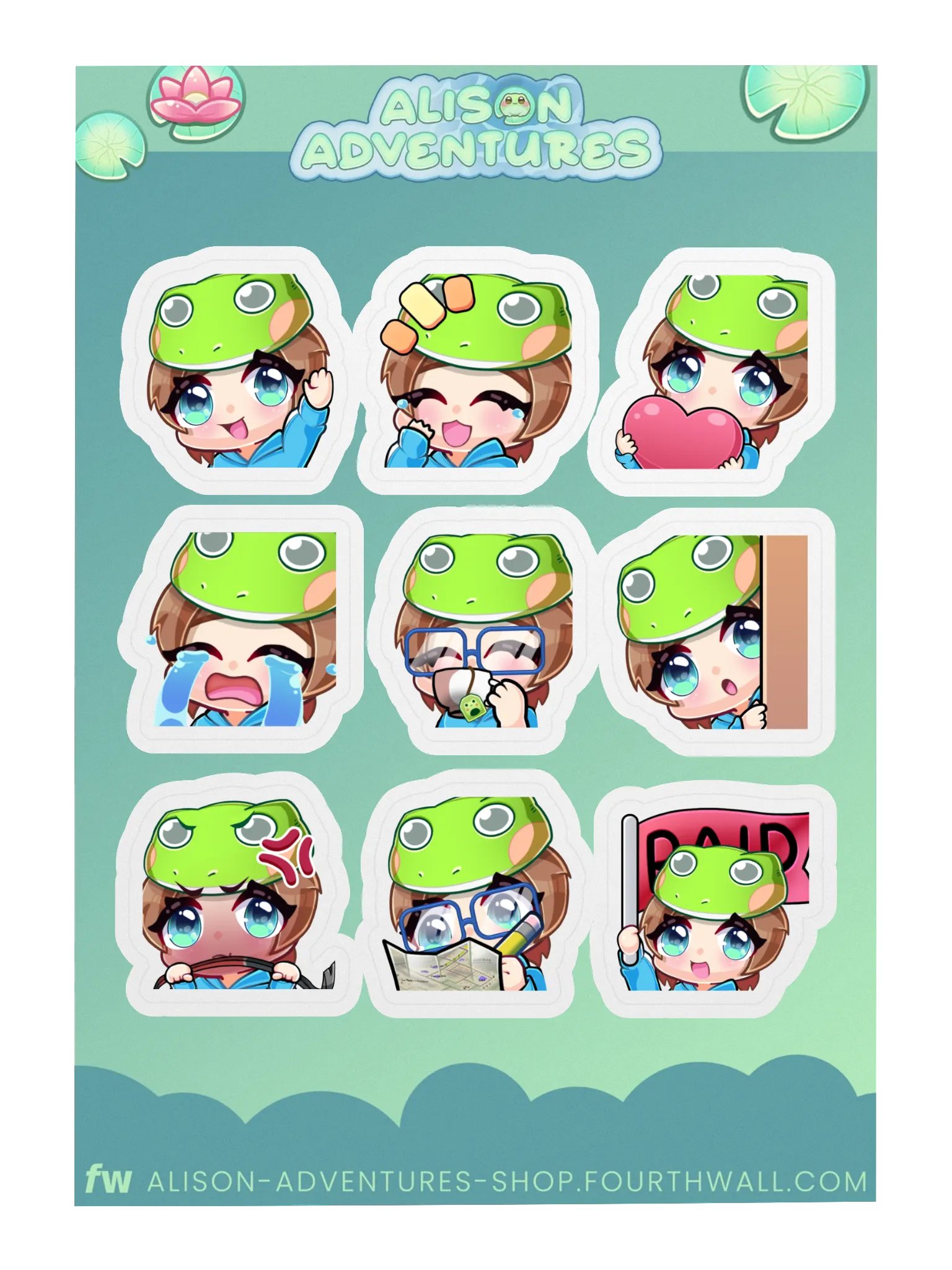 Ali Emotes - Stickers product image (3)