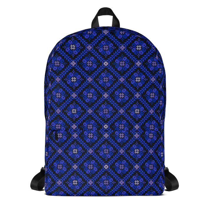 Blue Tatreez Backpack product image (1)