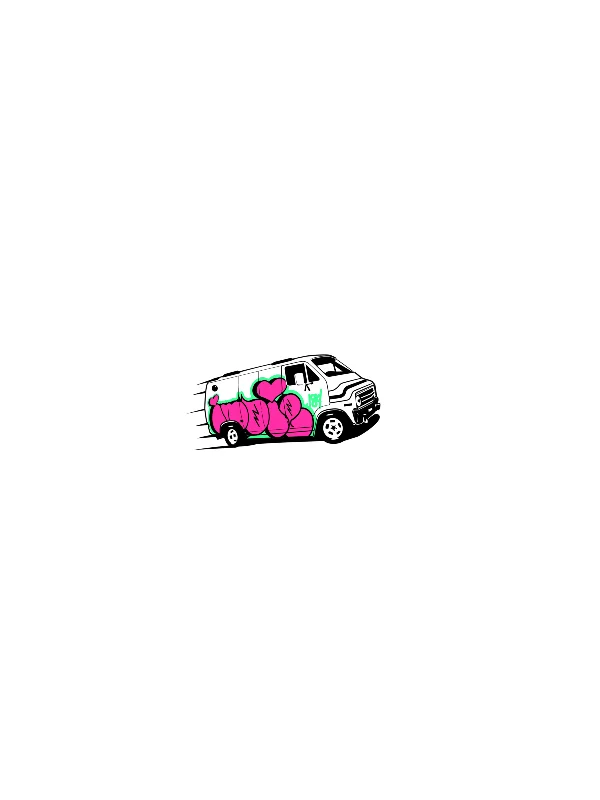VANDAL VAN STICKER product image (2)