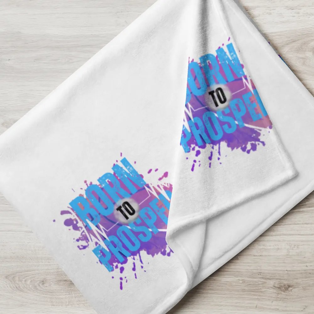 Born to Prosper Throw Blanket product image (17)