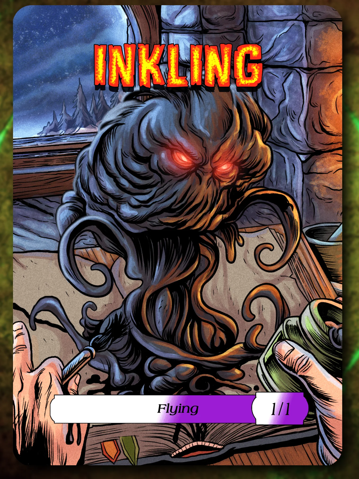 Inkling 1/1 Flying Full Art Token product image (1)