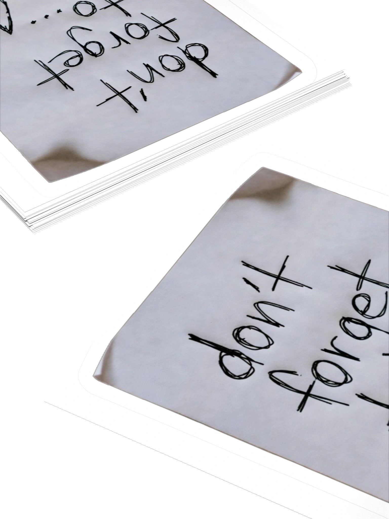 don't forget to... notepad sticker product image (4)