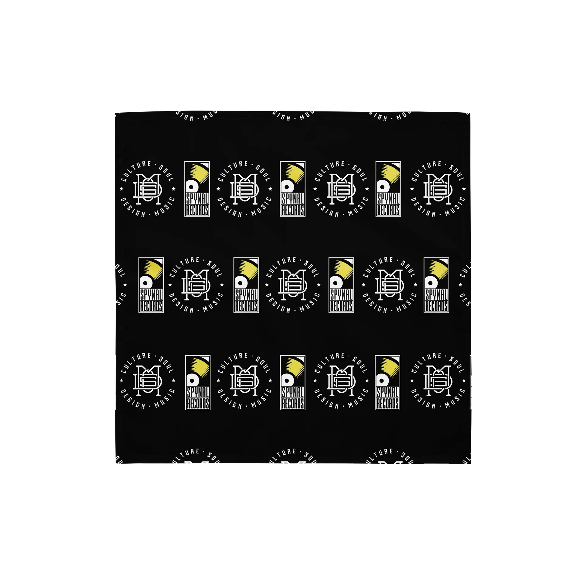 SPYNAL X CUSSDEM BLACK BANDANA product image (1)