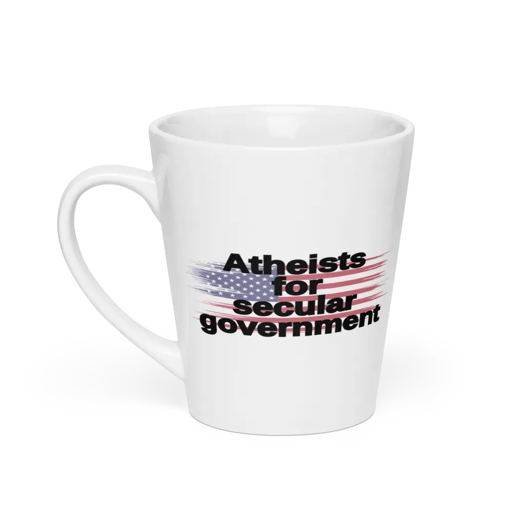 Atheists For Secular Government Latte Mug product image (1)
