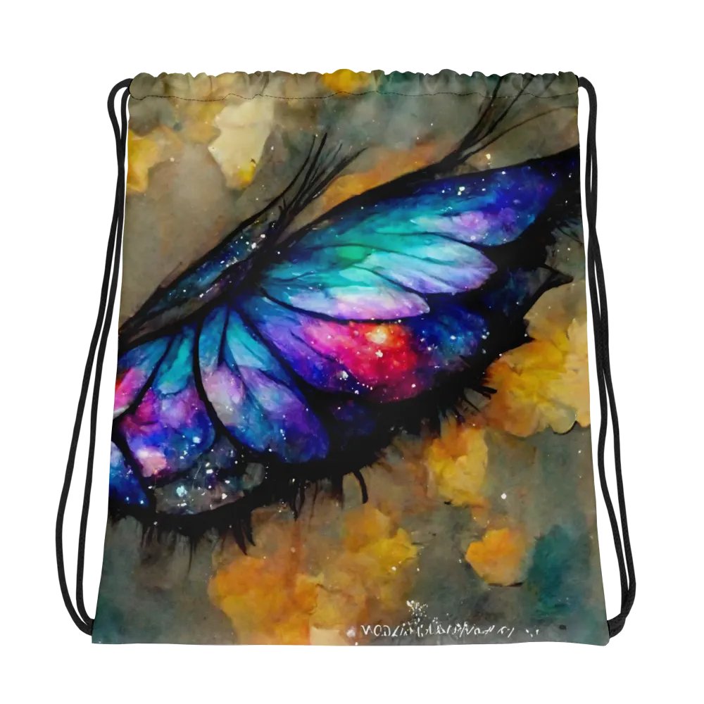 Cosmic Butterfly Drawstring Bag product image (1)