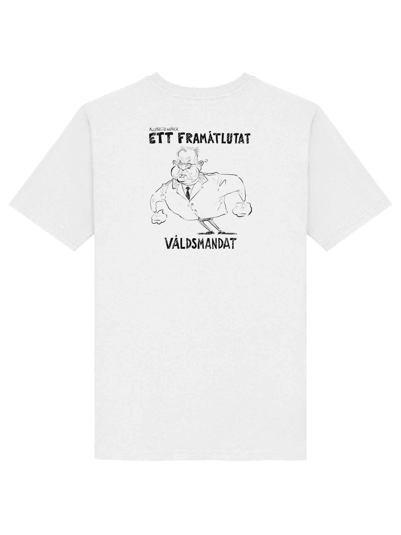 Framåtlutat våldsmandat - Organic unisex T-shirt (signed by @Kluddniklas!) product image (106)