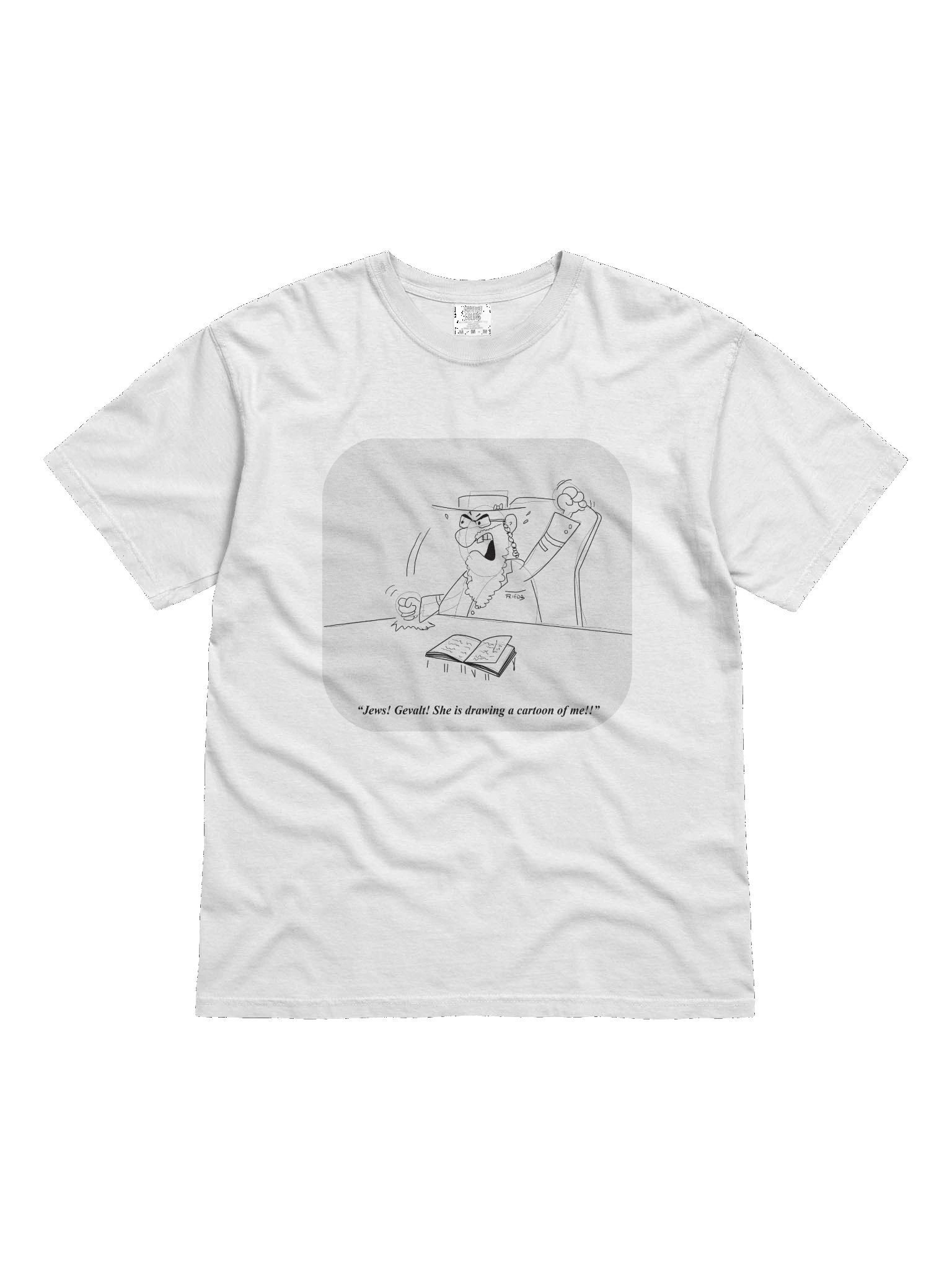 Don’t Draw Me Cartoon Tee product image (1)