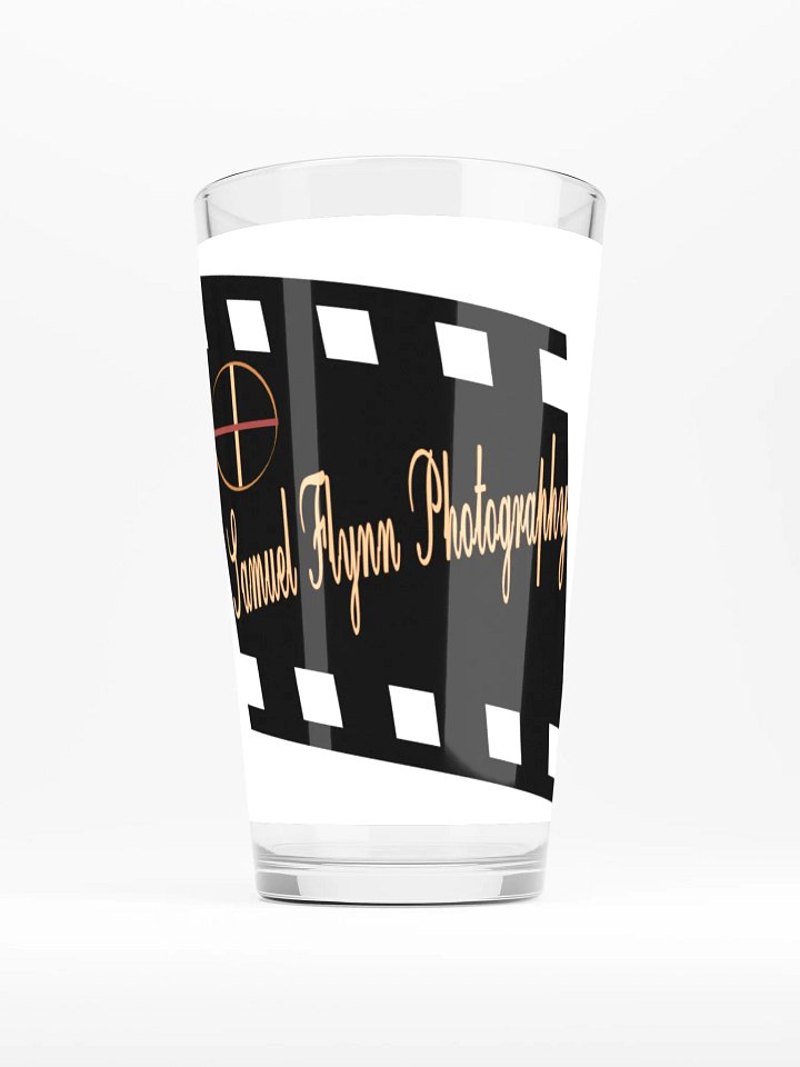 Focus Glassware: Shaker Pint Glass (Samuel Flynn Photography glass) product image (1)