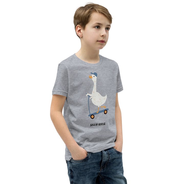 Silly Goose Scooter Youth T-Shirt product image (8)