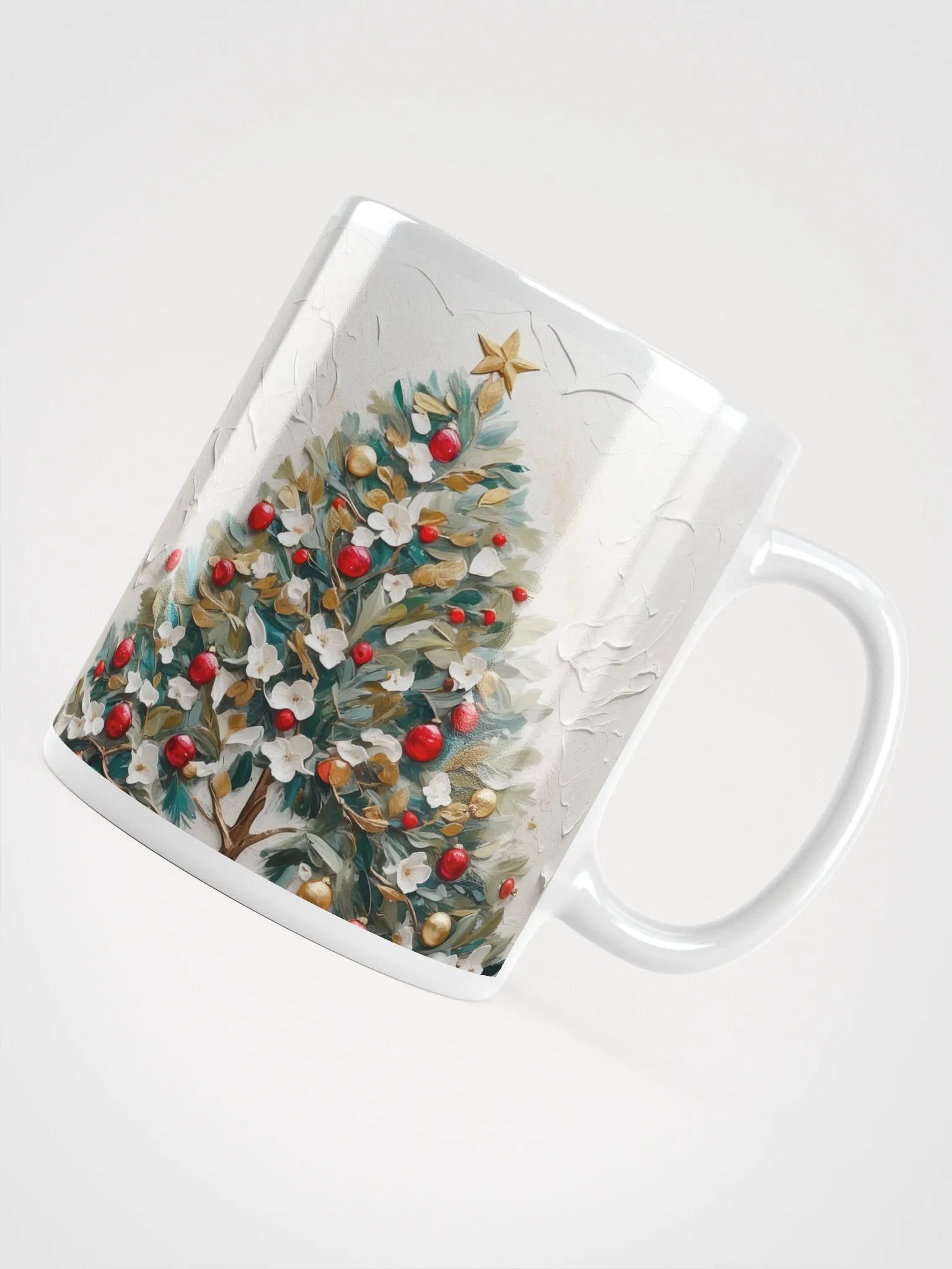 Crimson Cheer Ceramic Mug product image (4)