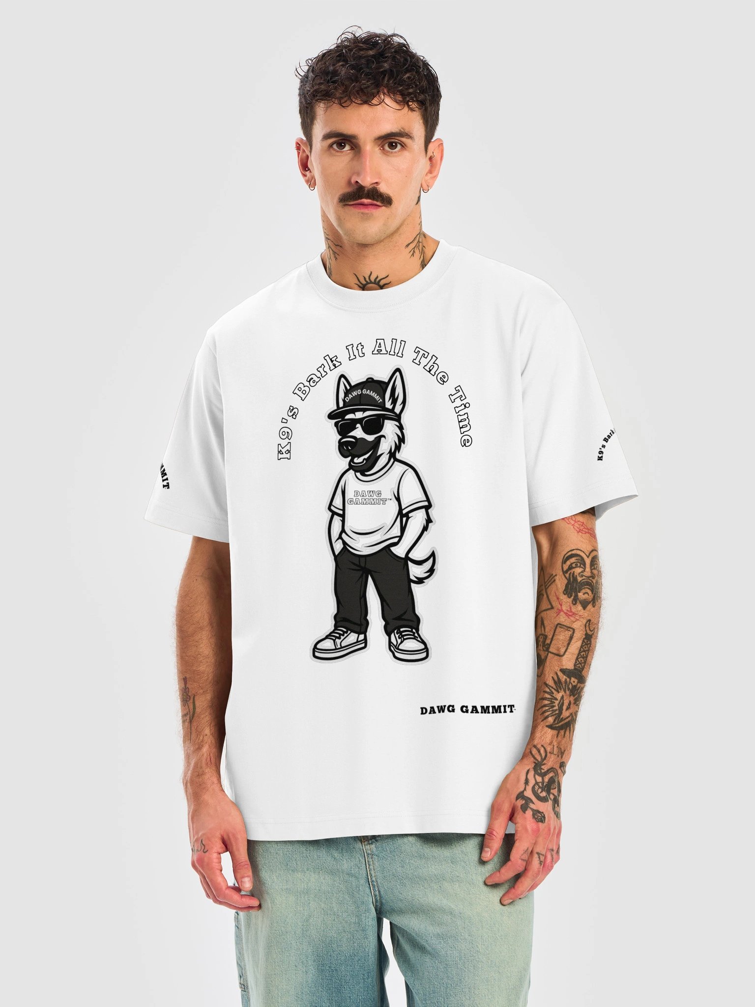 DAWG GAMMIT German Shepherd Heavy T-shirt product image (5)