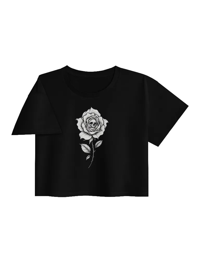 Skeleton Rose - Crop Top product image (3)