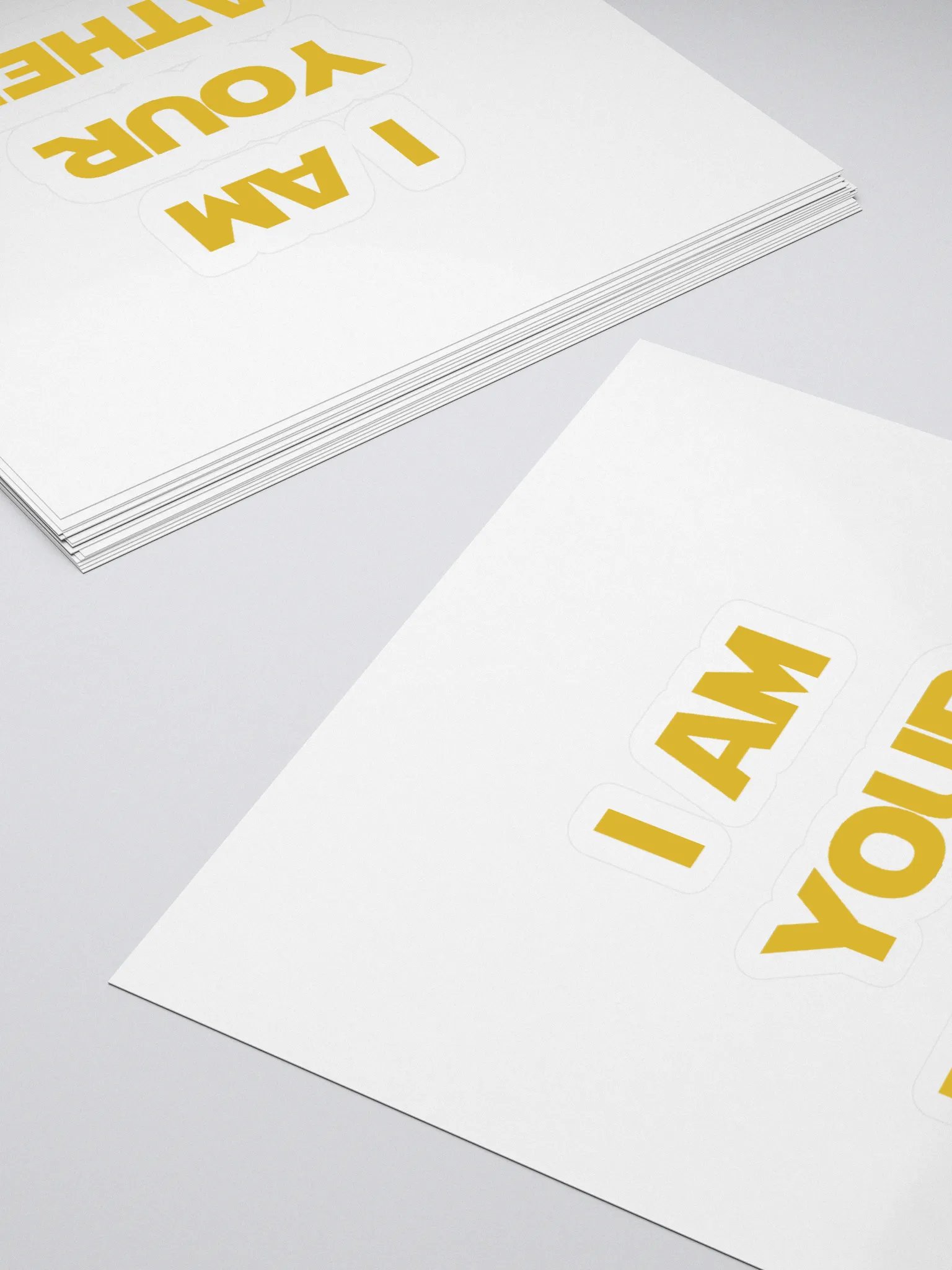 I AM YOUR FATHER Kiss Cut Stickers product image (4)