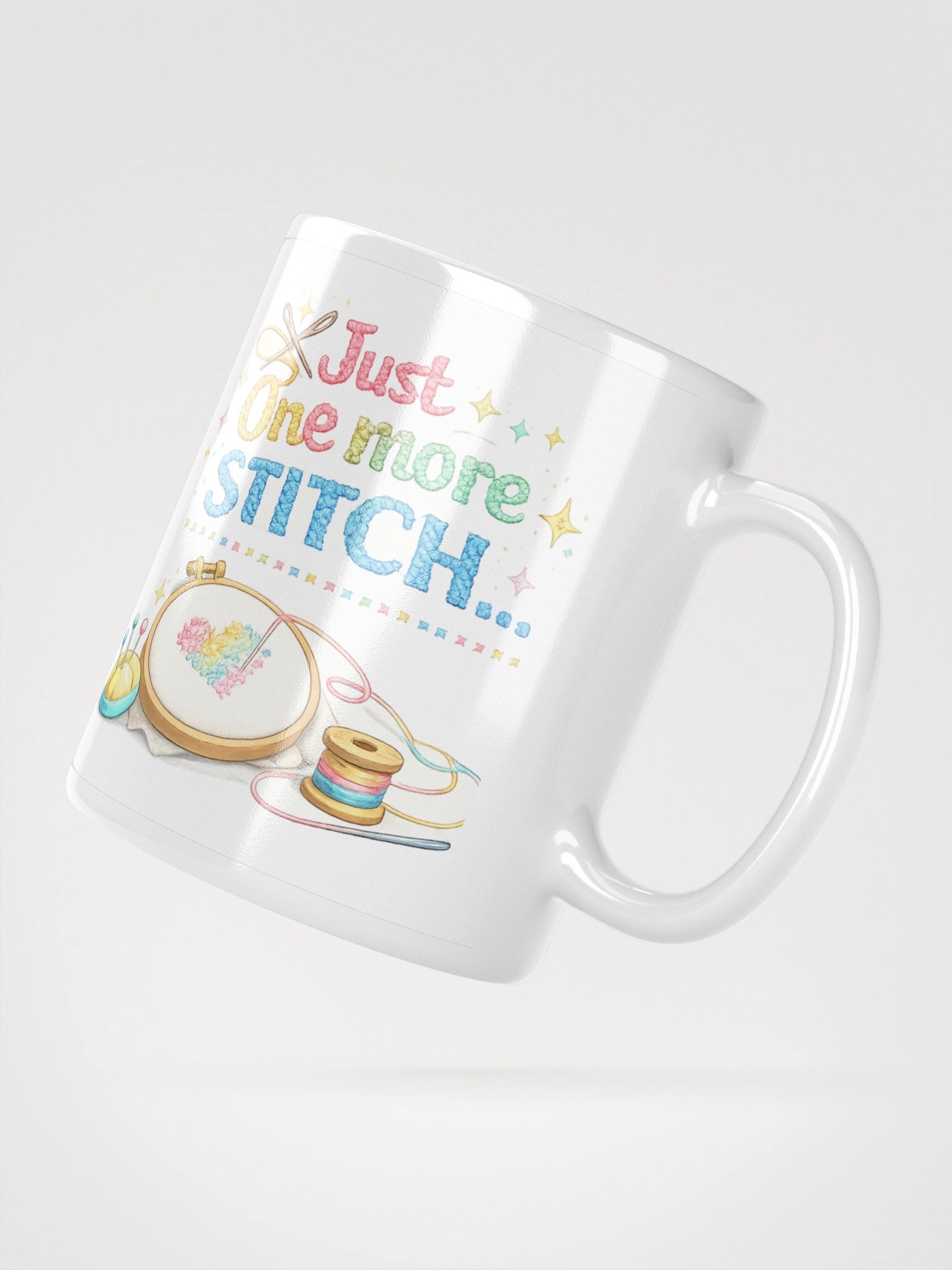 Just one more stitch Mug product image (5)