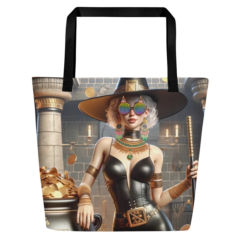 WEALTHY WITCH - TOTE BAG - DANCE MEMECOIN product image (2)