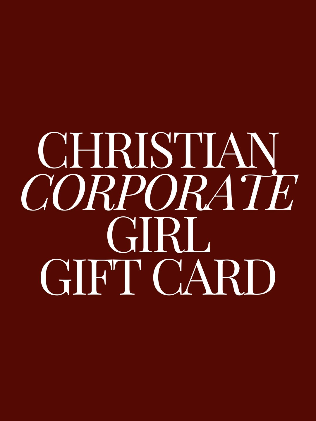 Christian Corporate Girl Gift Card product image (1)