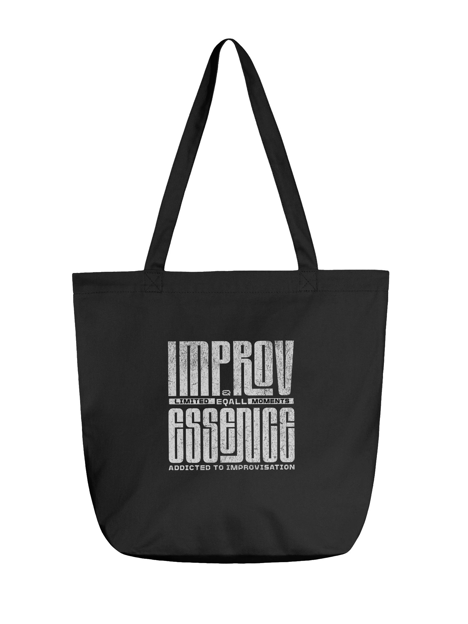 Limited IMPROV Moments ECO Tote-bag_ R3CVR.i mode by EQALL® Essentials_White product image (1)