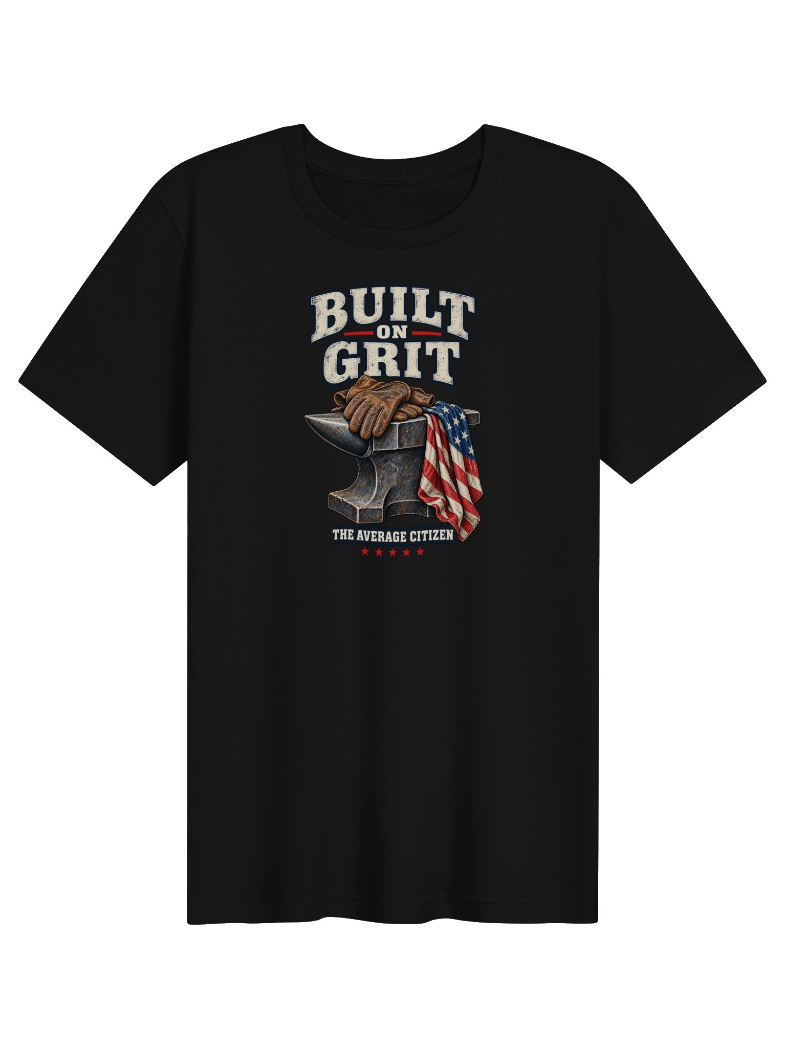 The Average Citizen Built on Grit Tee product image (1)
