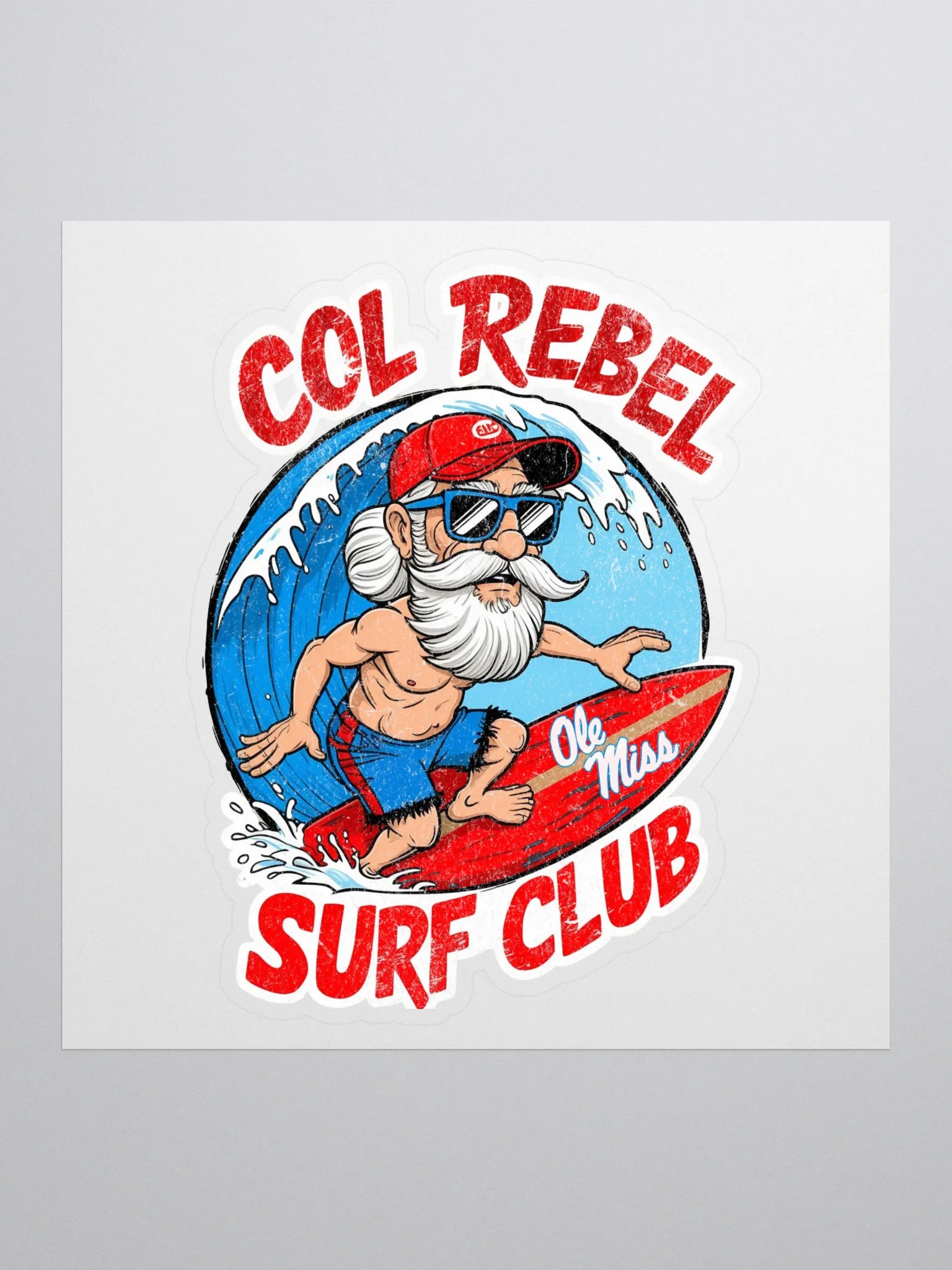 Col Reb Surf Club Stickers product image (4)