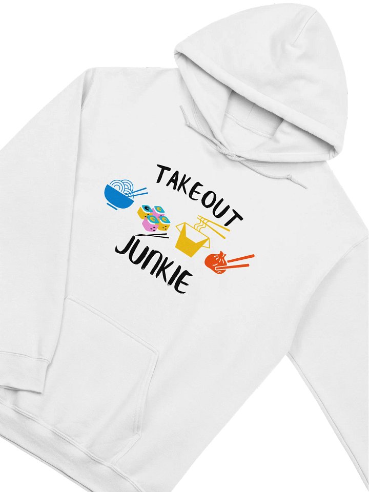 Takeout Junkie - Gildan Classic Hoodie - Light Colors product image (2)