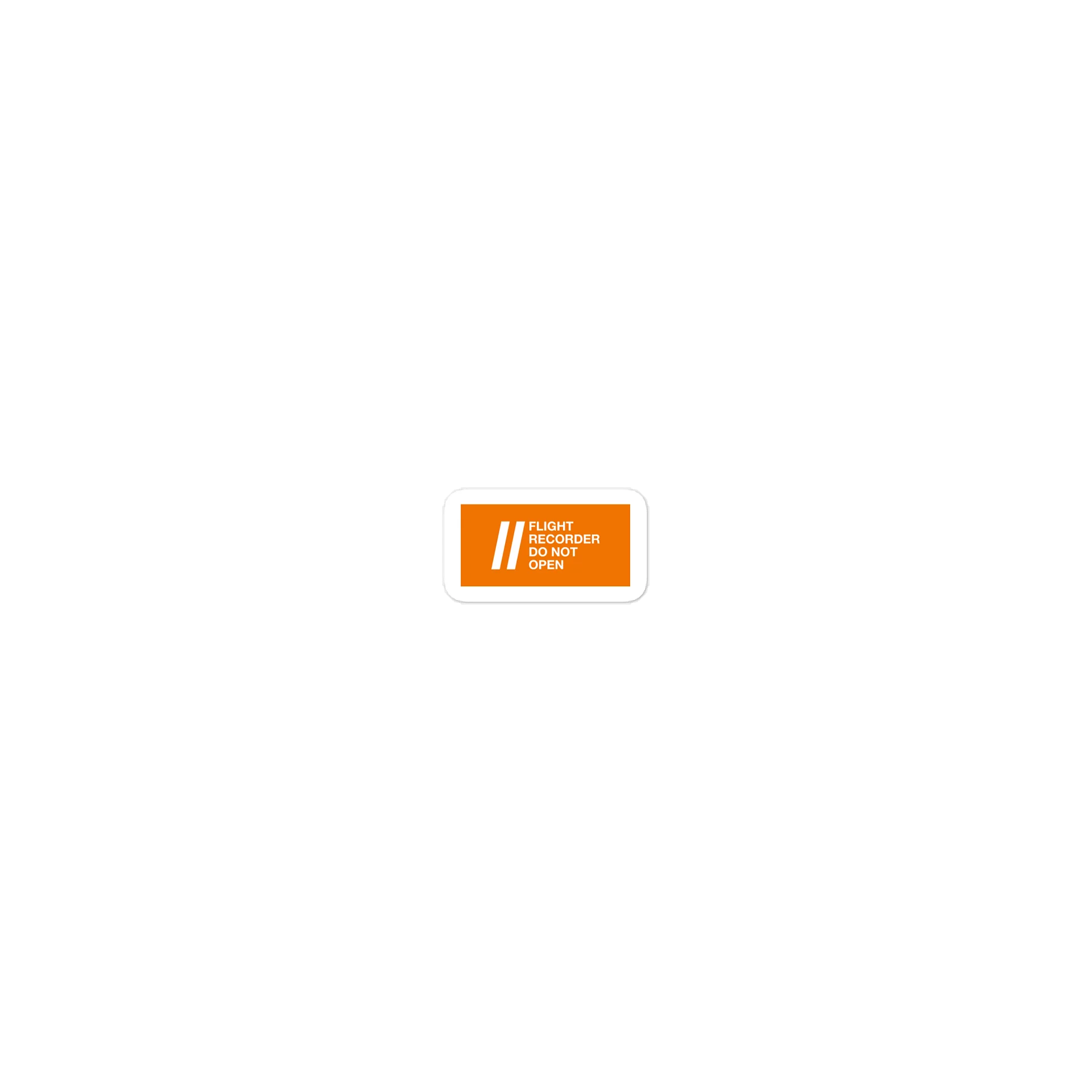 Flight Recorder Sticker product image (1)