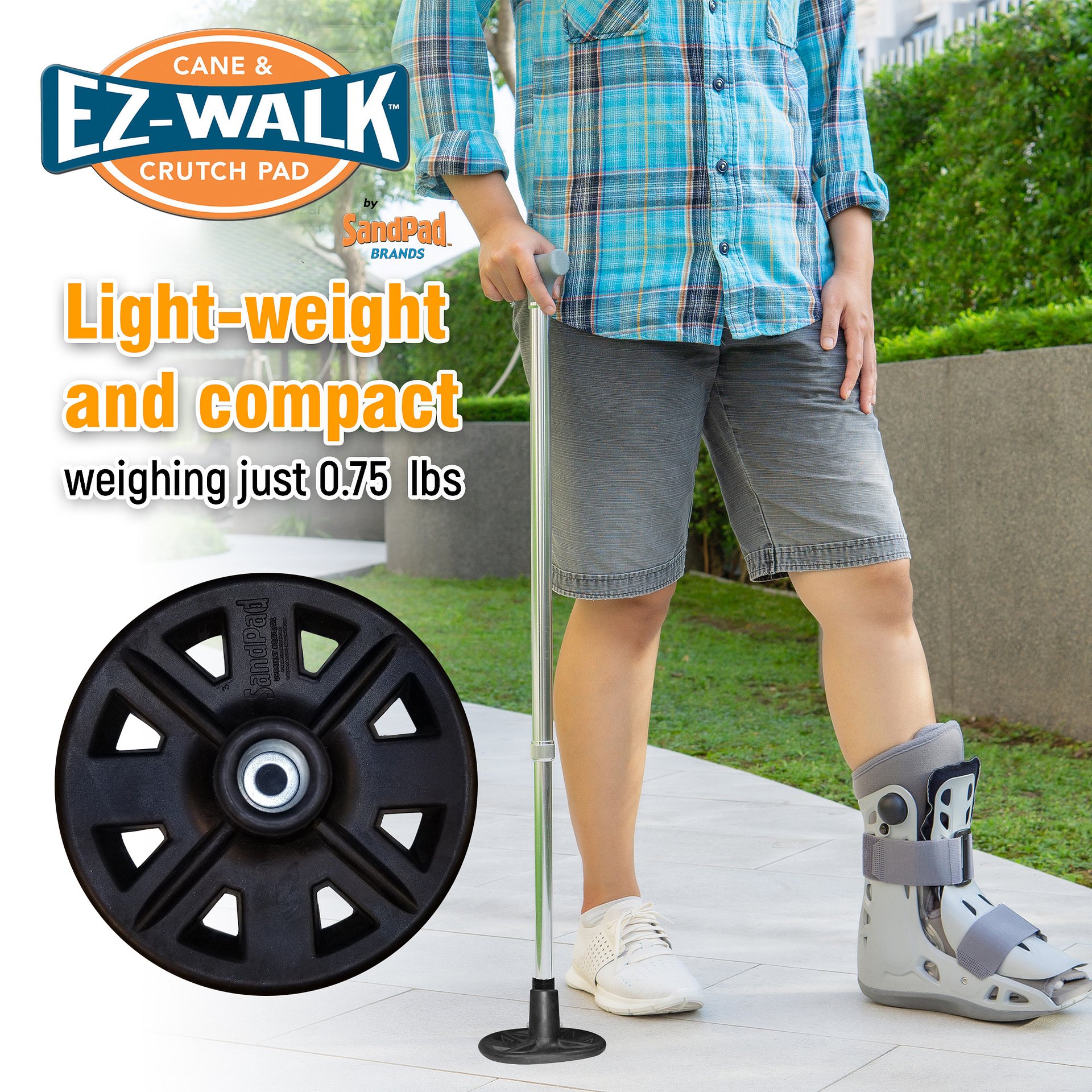 EZ-Walk Stabilizer Cane Tip Single product image (5)