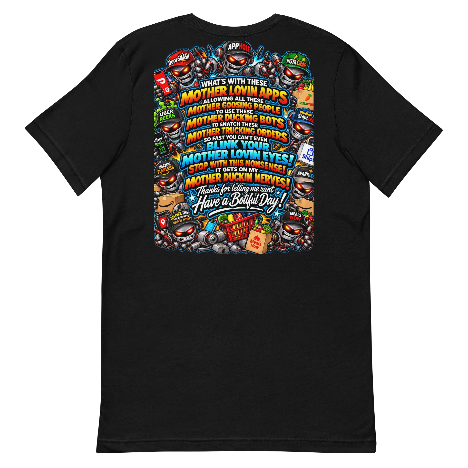 Mother Duckin Bots – Gig Worker Rant Tee product image (2)