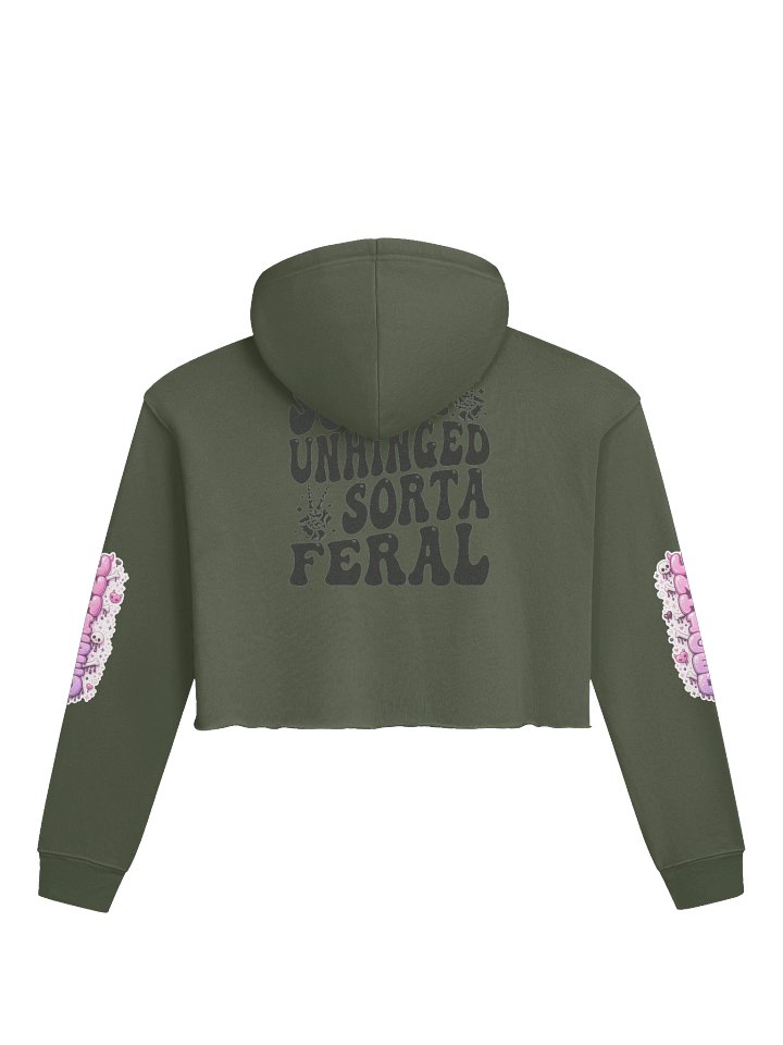 unhinged crop hoodie product image (6)