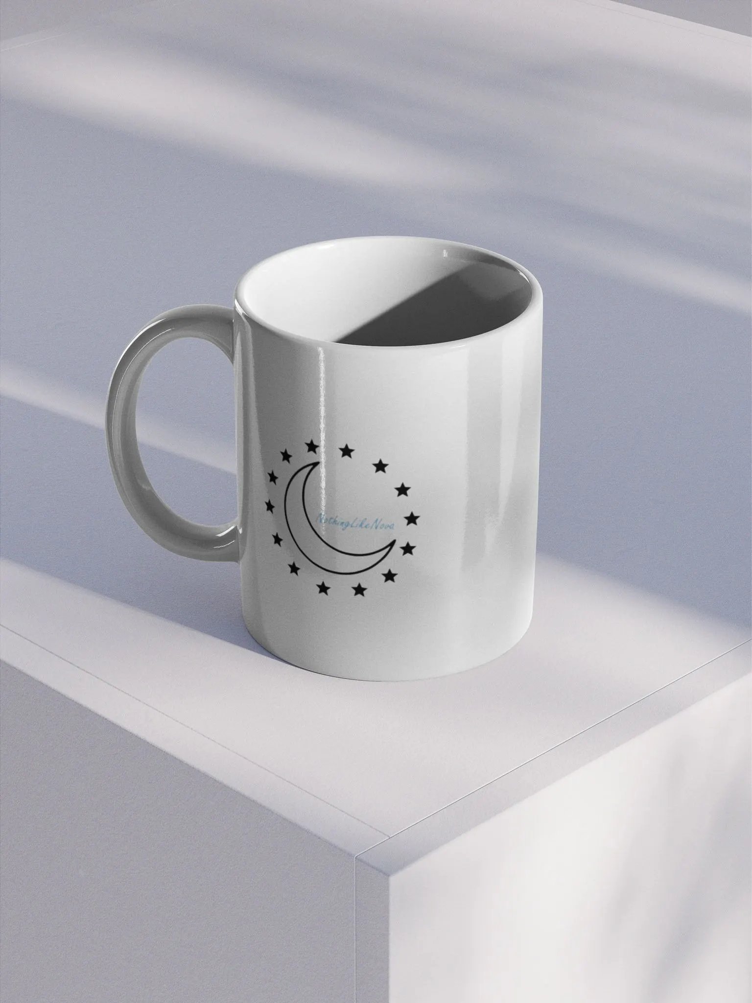 Moon and Stars Mug - Blue product image (1)