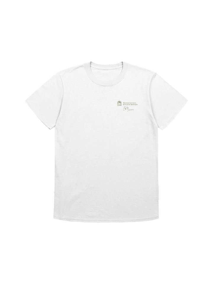HSRI 50th Anniversary Crewneck Soft-Style T-Shirt - White product image (1)