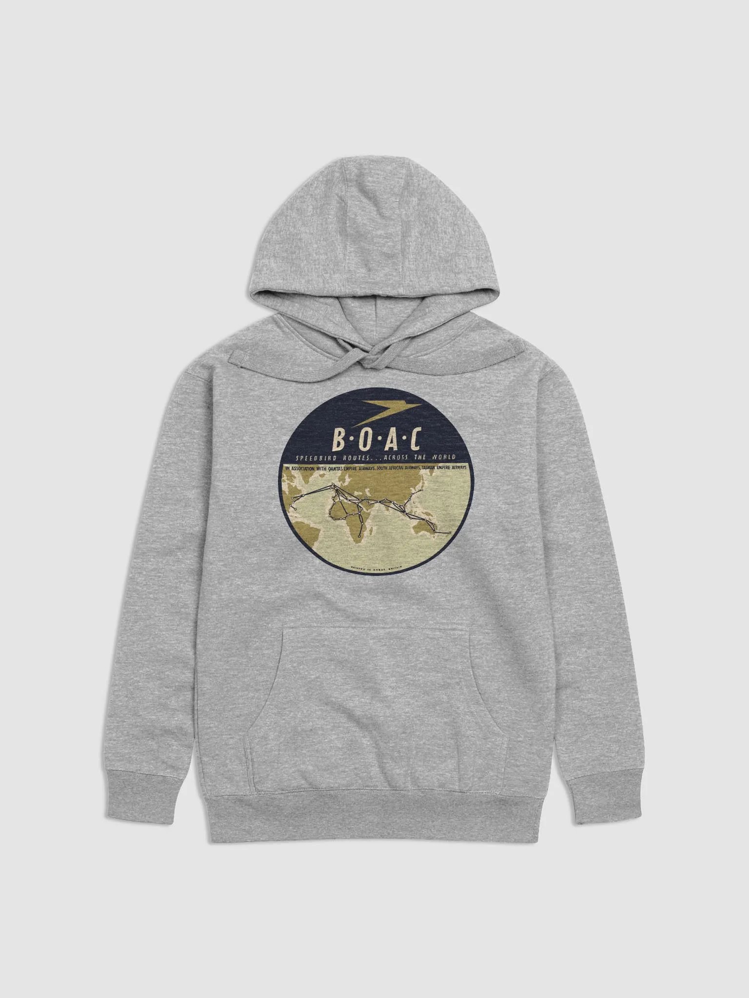 BOAC Speedbird Routes Across The World - Hoodie product image (1)