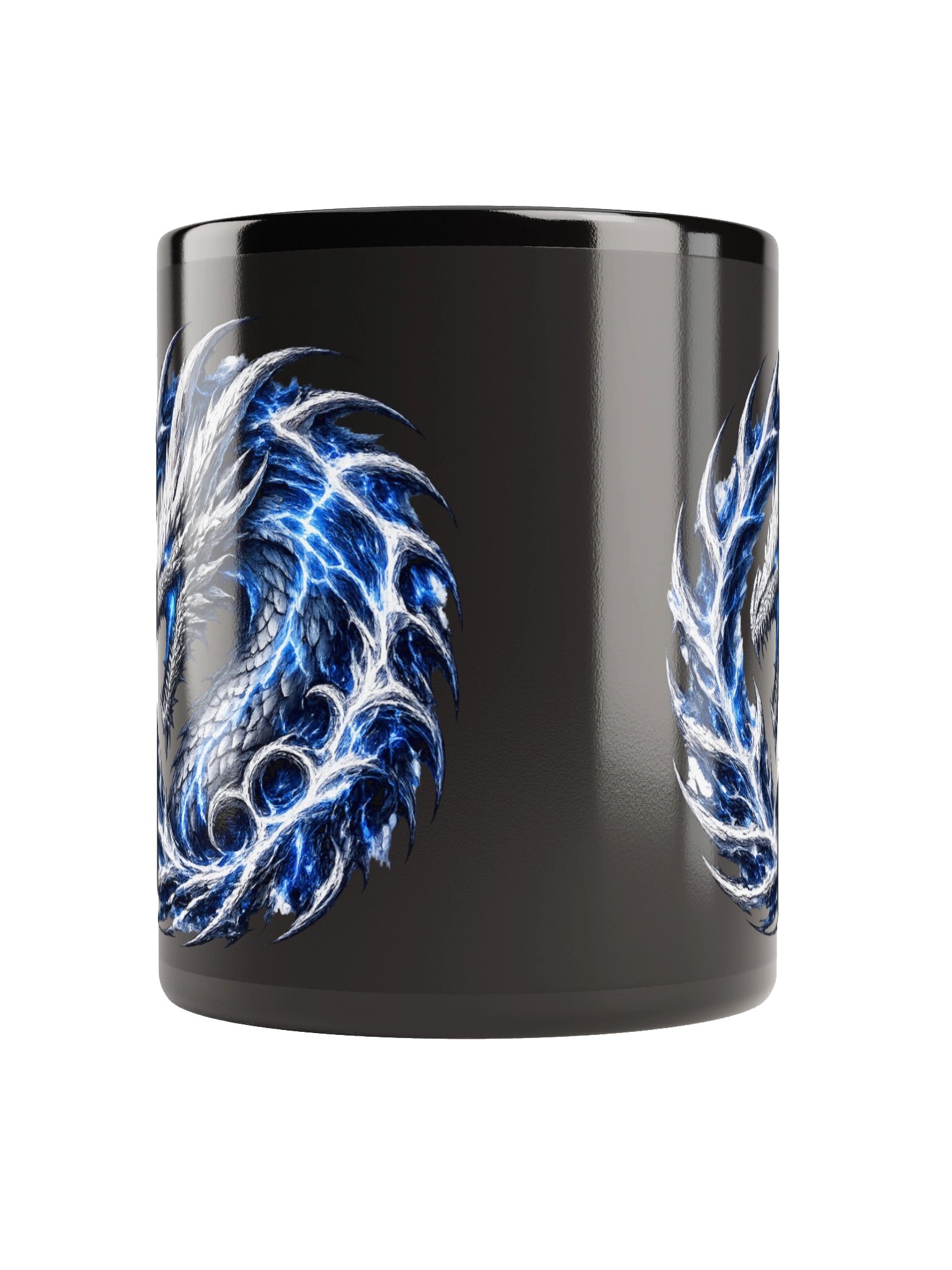 🔵⚪🐉 The Frost Current – The Precision Core Mug product image (3)