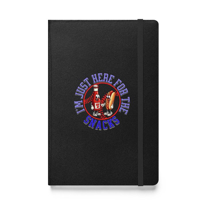 Im Just Here For The Snacks Baseball Buddies Hardcover Journal product image (1)