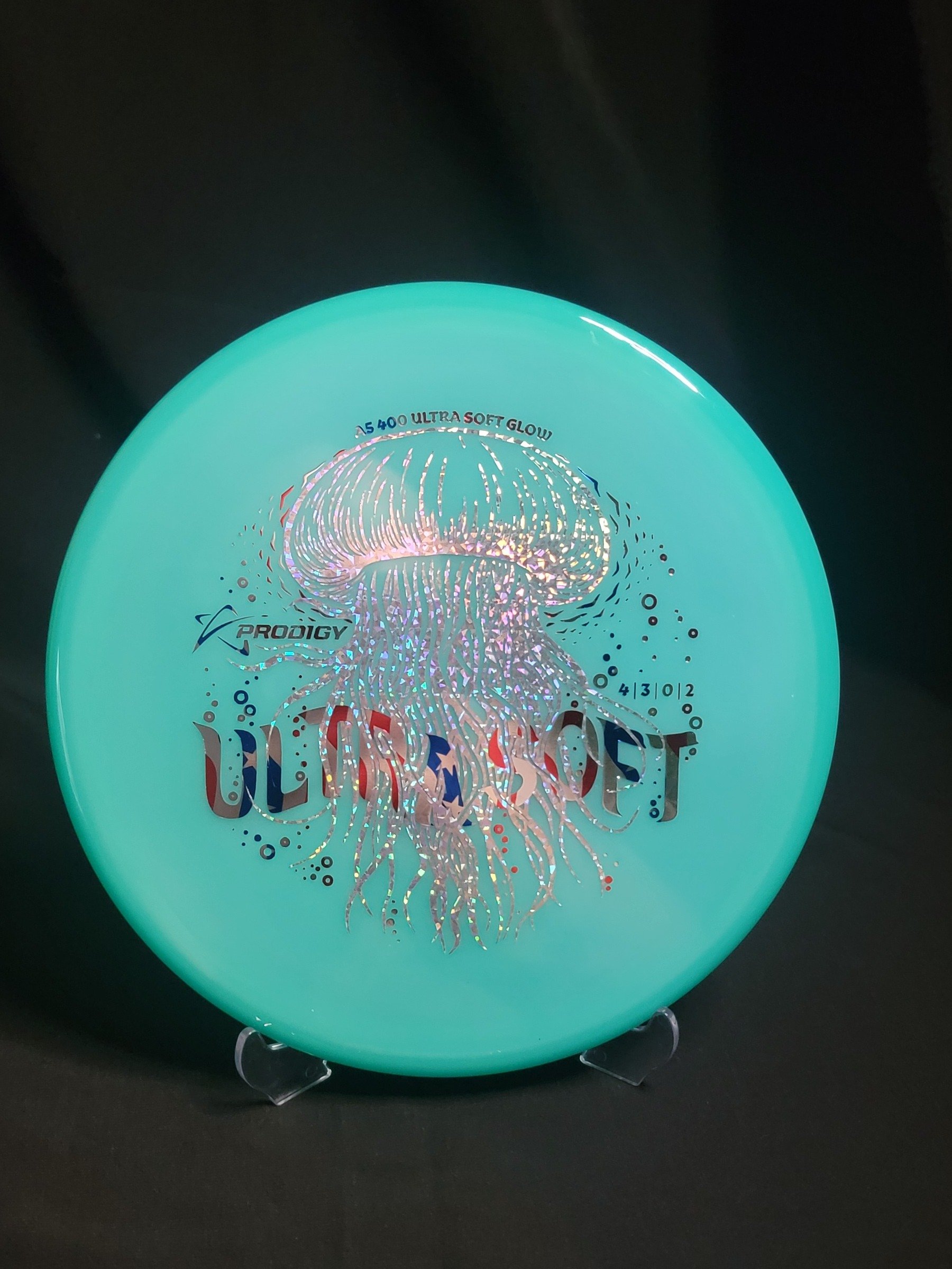 Prodigy A5 400 Ultra Soft GLOW Plastic - "Twilight Tide" Stamp product image (1)