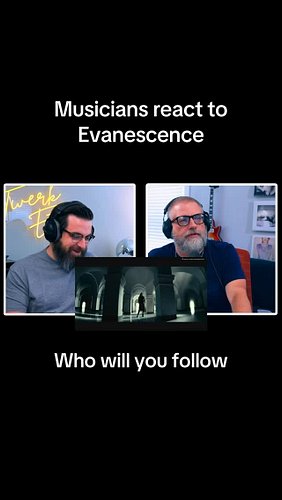 @evanescenceofficial releasing a new song in 2026? Yes please! #twerkethic #reaction #musicreactions #evanescence #react