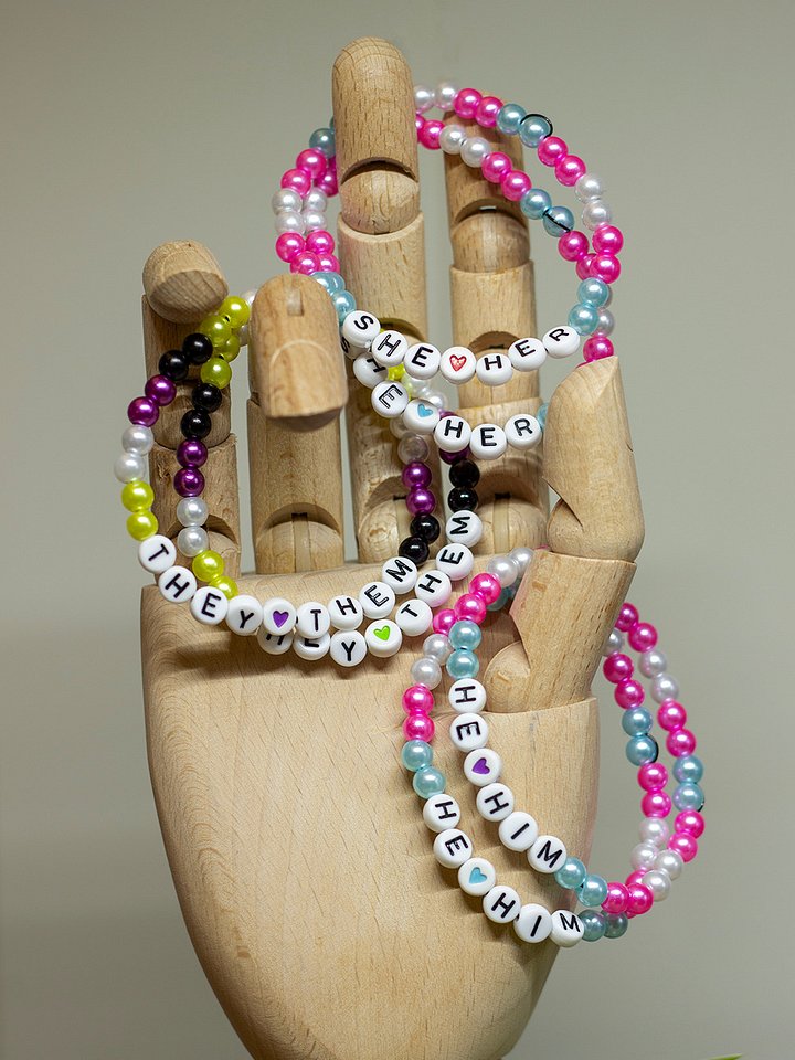 Handmade Pronoun Bracelets product image (1)