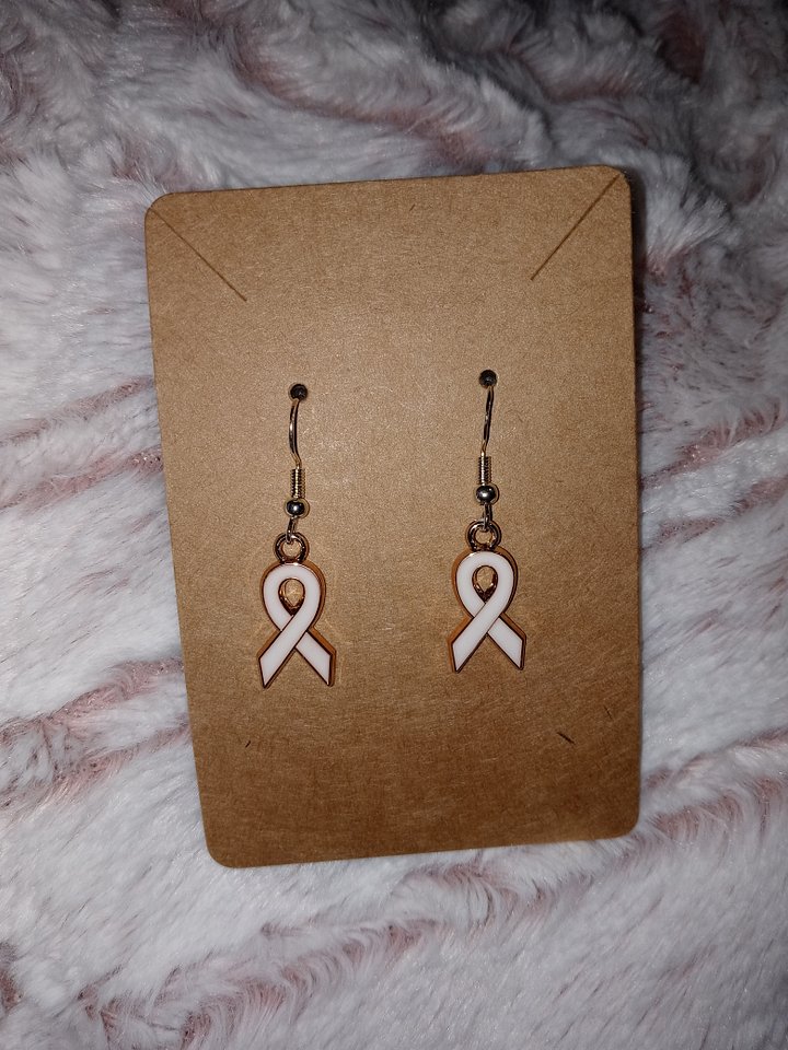 Boss momma awareness ribbon (white) product image (1)