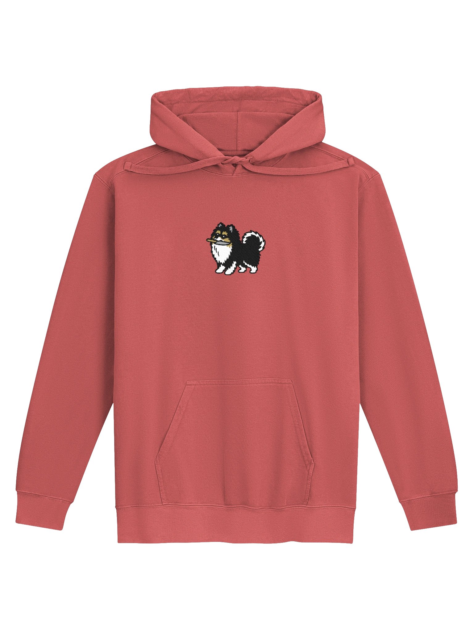 Funny Chibi-Style Pomeranian(Tricolor) Embroidered Premium Hoodie product image (25)
