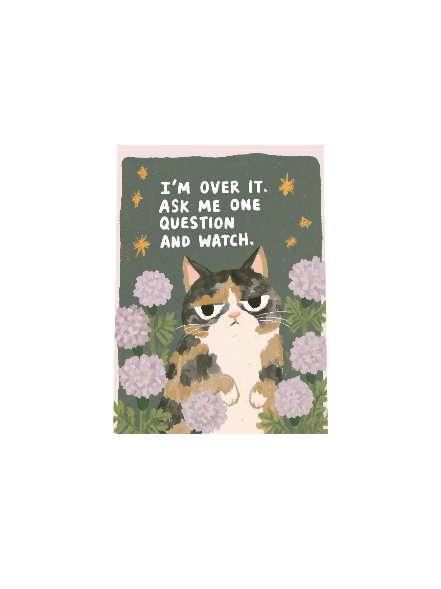 I’m Over It Cat Poster product image (28)