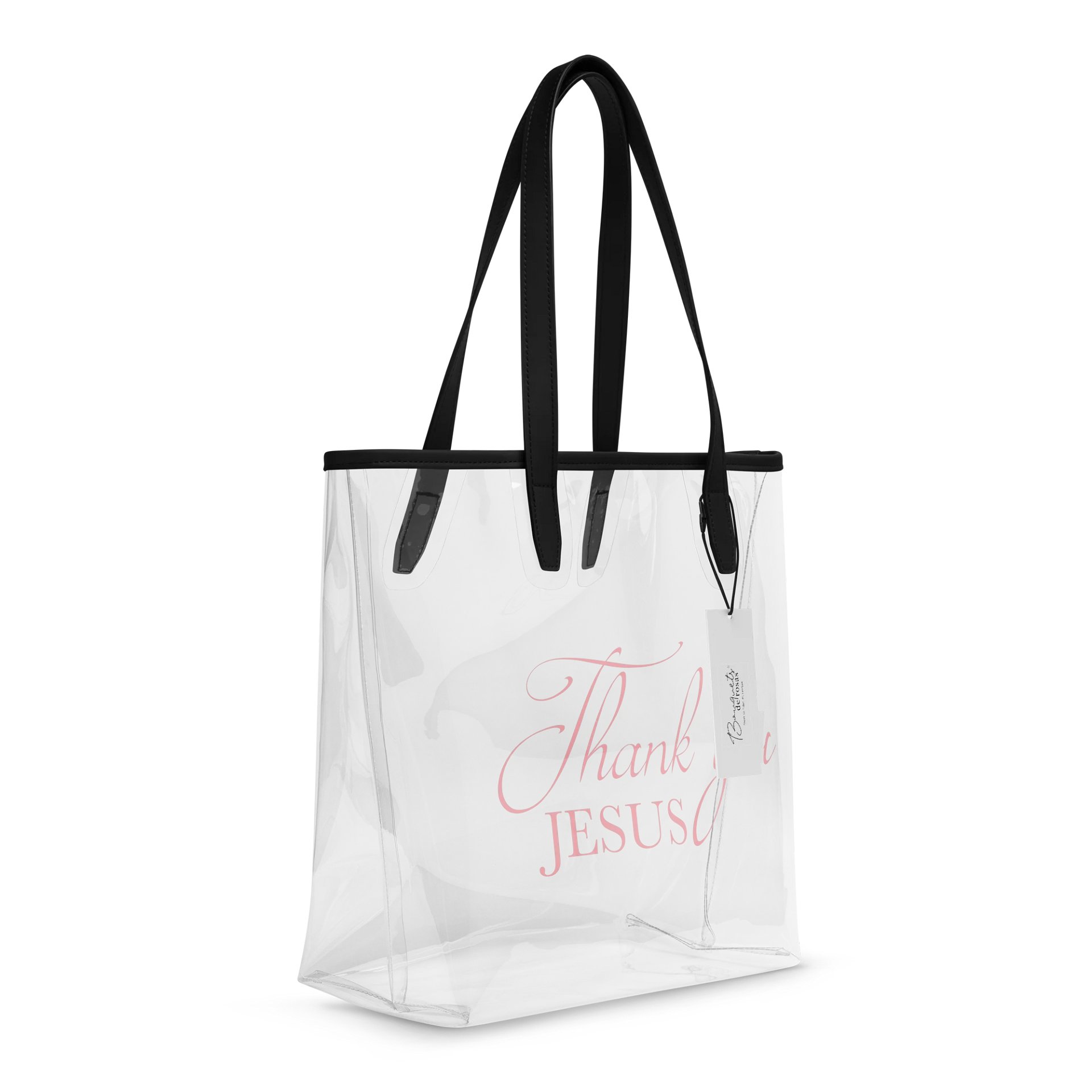 Divine Script Clear Tote Bag product image (6)