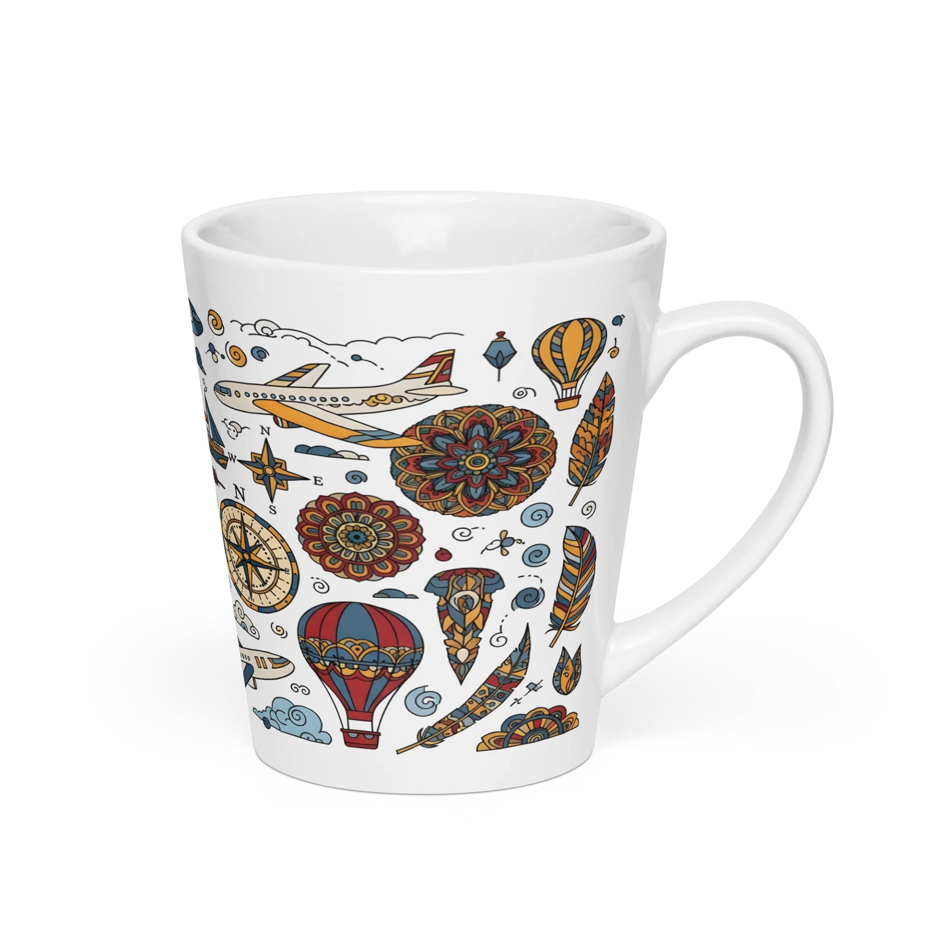 Boho Wanderlust Travel Aviation Pattern Mug product image (2)
