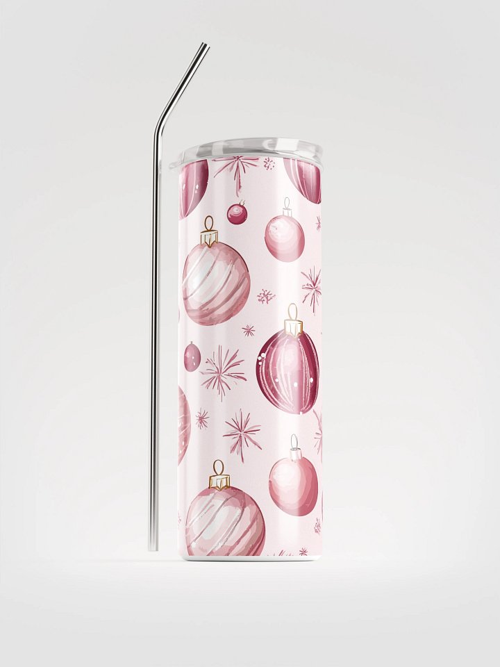 Pink Baubles Stainless Steel Tumbler product image (1)