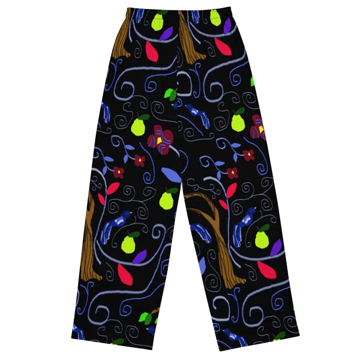Birds and Scrolls Wideleg Pants product image (1)