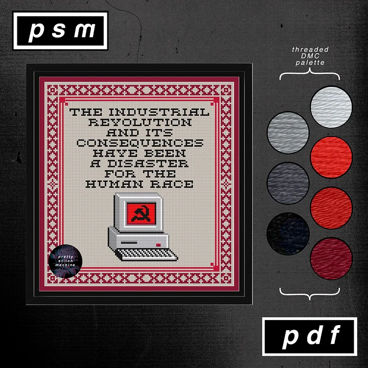 Industrial Society Sampler with Hammer Sickle Screen product image (1)