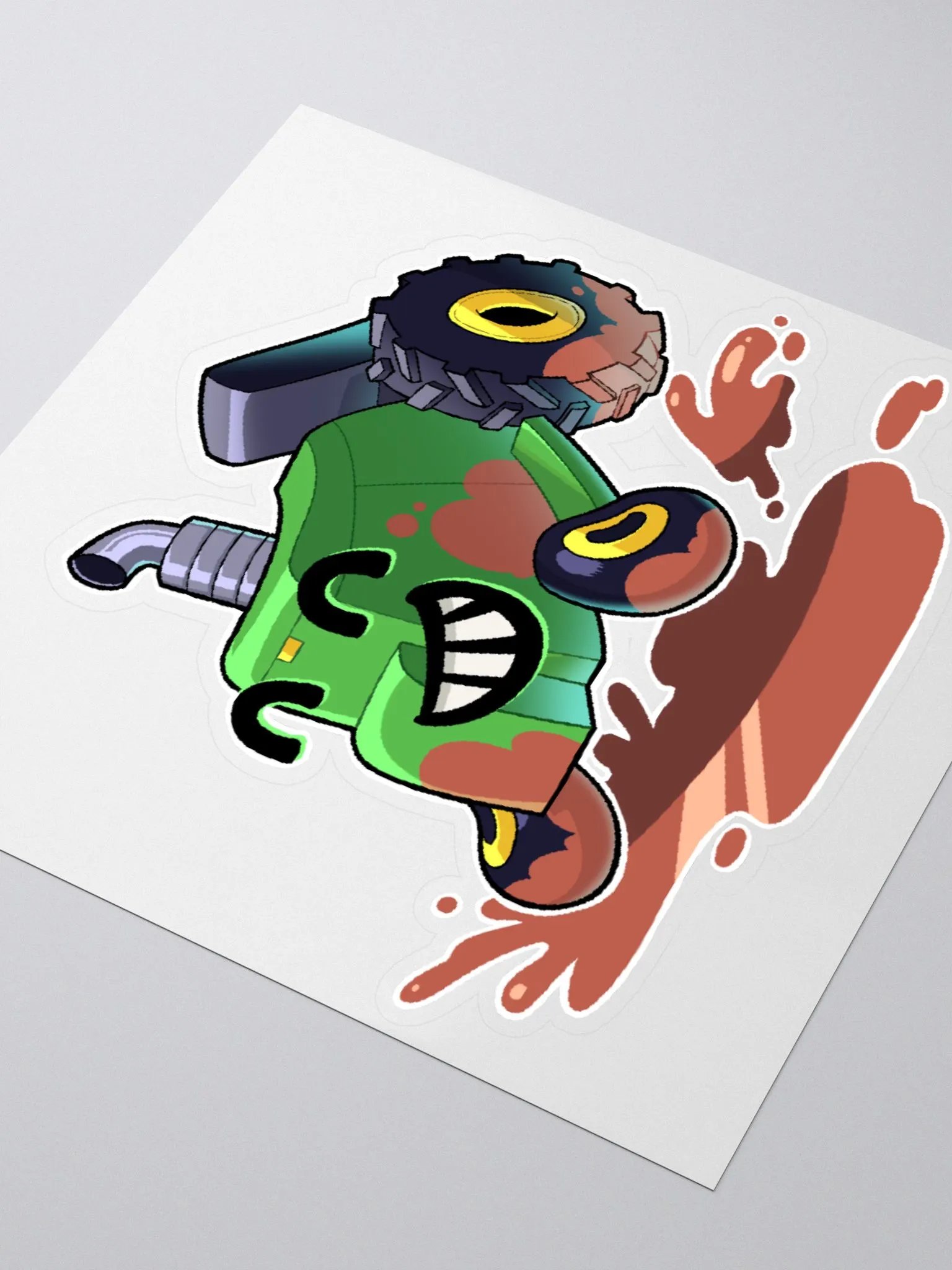 Tracty Playing in Mud - Sticker product image (3)