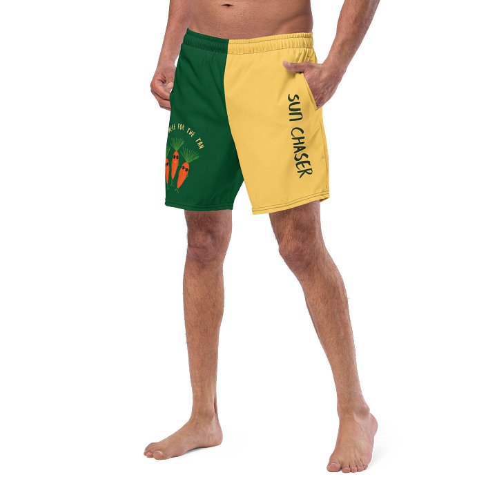 Fun in the Sun Carrot Print Swim Trunks product image (2)