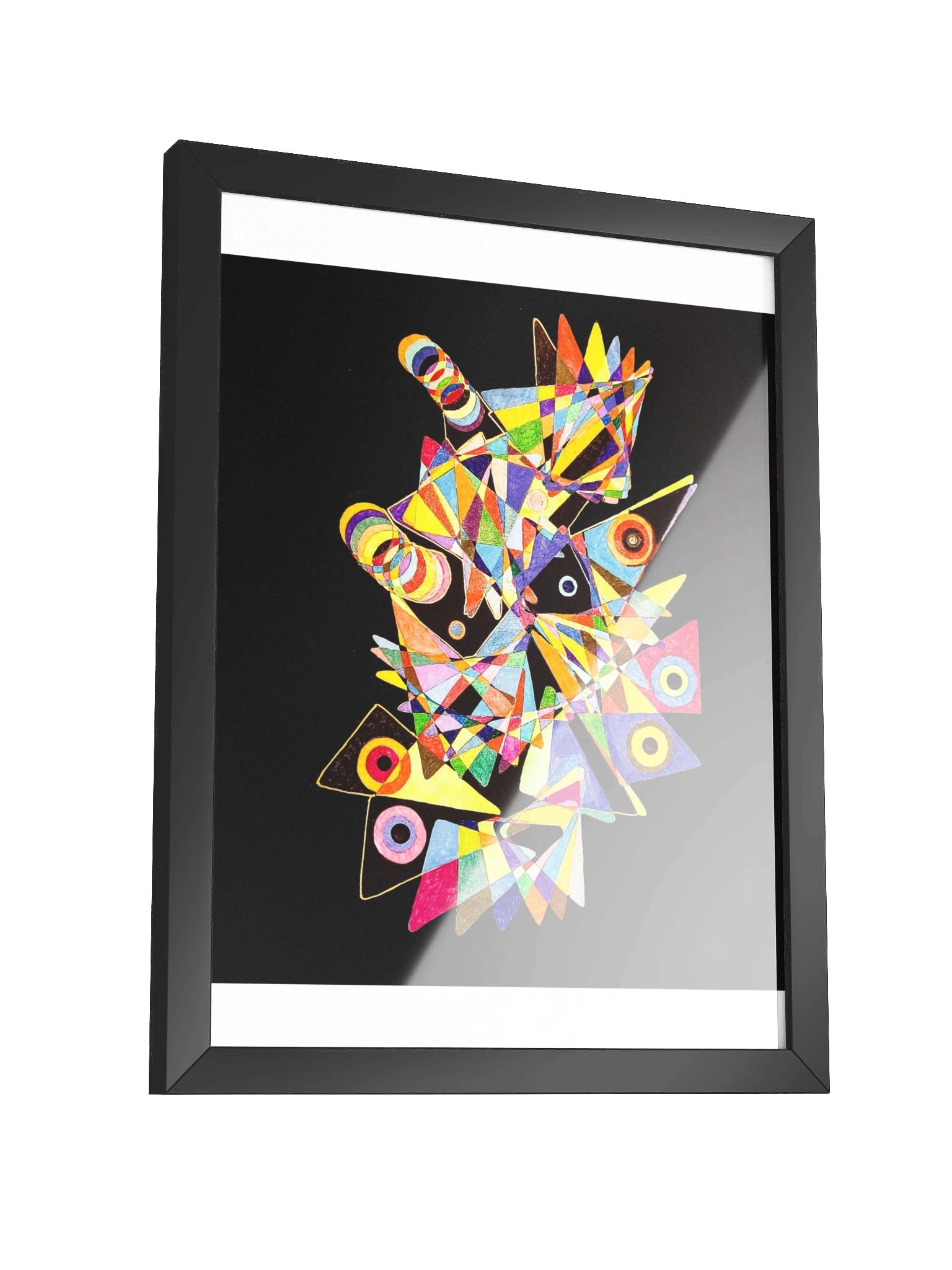 Astral Fauna Kaleidoscope Entity 2026 — Fine Art Print with Frame product image (3)
