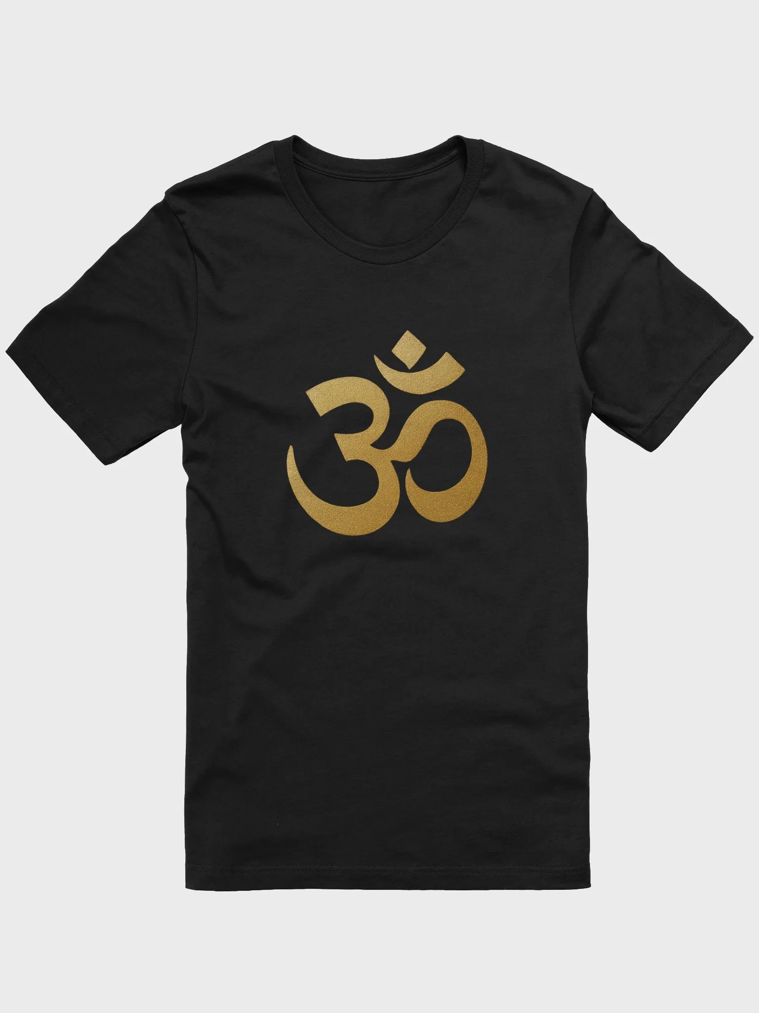 Om Symbol Tee – Black | Minimalist Spiritual Shirt for Yoga & Meditation product image (1)